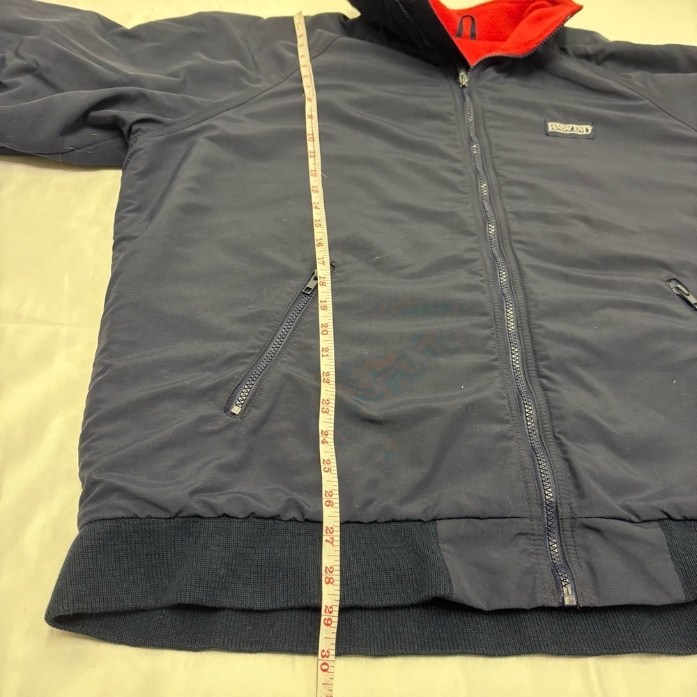 Vintage Lands End Direct Merchant Men’s XL Tall Squall Jacket Vintage Fleece - Picture 9 of 12